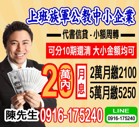 代書信貸/小額週轉